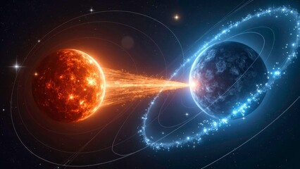 Obraz premium The artistic image of the nebula