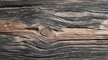 Weathered, textured wood plank with a prominent knot and visible grain patterns
