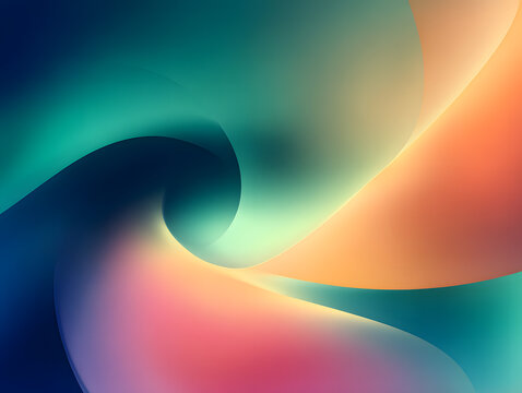 Swirling abstract pattern with bold color contrast