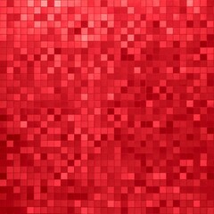 Fototapeta premium Red mosaic tile pattern