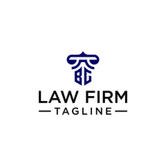 BG law logo design inspiration