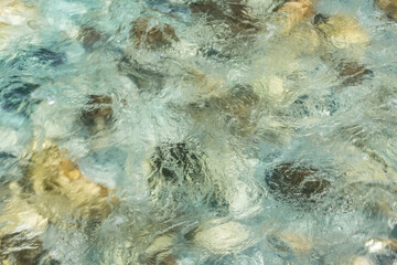 abstract modern art with natural moving water pattern. artistic calm water surface. wallpaper with ripples on water. nature print. abstract