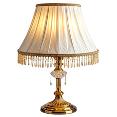 Elegant Table Lamp, isolated on transparent background