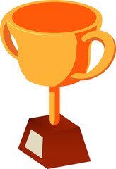 Gold Award Trophy Cup
