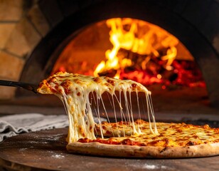 Pizza pulled from wood-fired oven (1)