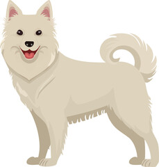 vector illustration of a dog