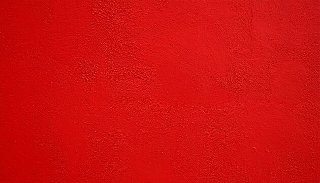 Red painted wall surface