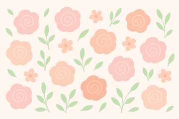 seamless pattern with roses