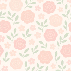 seamless pattern with roses