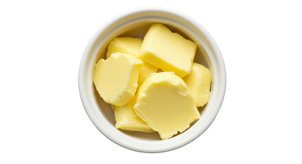 Bowl of Butter Cubes