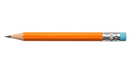 Isolated No. 2 pencil ready for use at school, home, work, or office for writing and drawing
