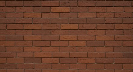 Detailed view of a rustic red brick wall