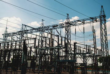 Energy of the future. Electricity grid for clean energy.