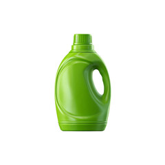 Green Plastic Bottle Packaging Mockup for Cleaning Product or Liquid Detergent