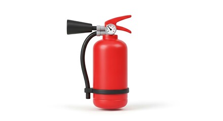 Red Fire Extinguisher Safety Equipment.