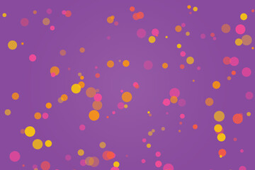 Abstract Color Palette of Two Circles on a Solid Background