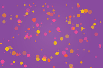 Abstract geometric design featuring circles in various sizes and colors