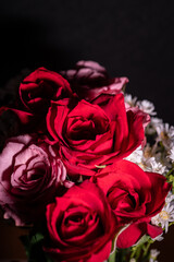  美しい薔薇の花束