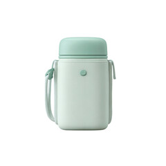Stylish Mint Green Insulated Water Bottle with Carry Strap