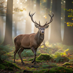 Fototapeta premium deer in the forest