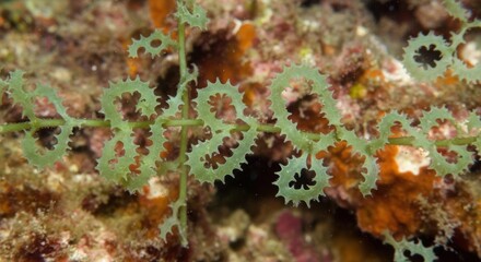 Fototapeta premium Marine Phycology Study of Photosynthetic Caulerpa Serrulata