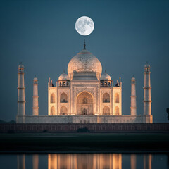 The Taj Mahal isn’t just white marble—its colors change with the sky. 🌅 Pink at dawn, dazzling white at noon, and golden under moonlight, it reflects time itself. 