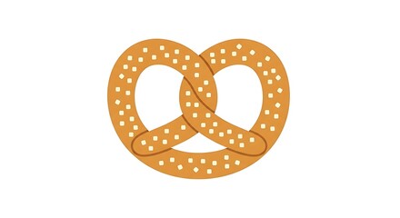 Delicious Golden Pretzel Image.