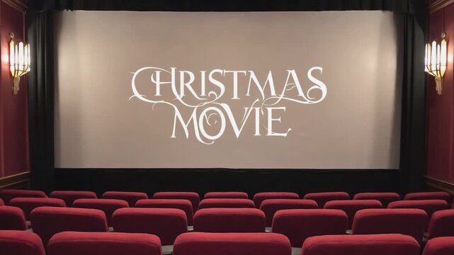 Christmas movie at the cinema.