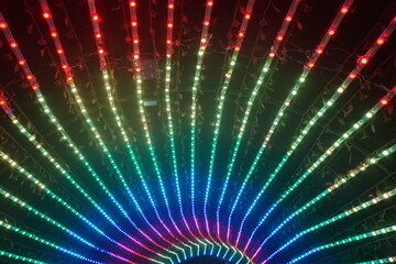 colorful light pattern