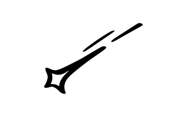 Hand Drawn Simple Star or Cross Symbol