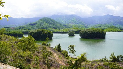 Lake Hoa Chung in Da Nang, Vietnam