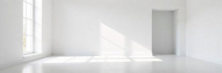 Empty Unfurnished Room Minimalist Interior Space Ready for Design, New Beginnings, Potential, Clean, Modern, Empty Room