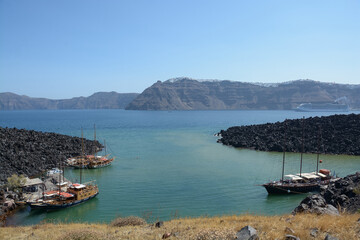 Îles Kamenis - Les cyclades - Santorin - Grèce