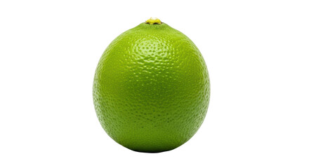 Isolated Key Lime Fruit a Vibrant Green Citrus Fruit, a Popular Ingredient for Drinks
