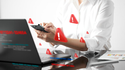 Cyber security and Data Protection Concept with User Authentication, Privacy, and Online Trust.