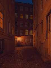 night street in Vienna