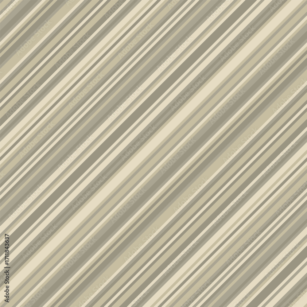 Poster elegant diagonal stripes in muted beige and gray tones create a sophisticated, seamless pattern.
