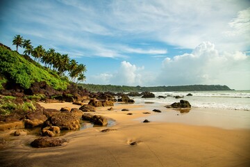 One of the beautiful sea shores in south Goa, India