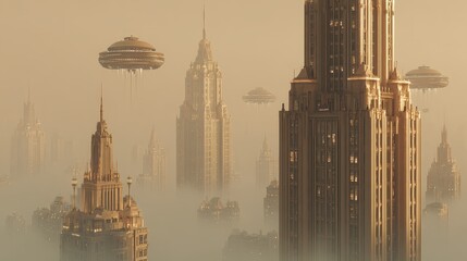 A city with a lot of tall buildings