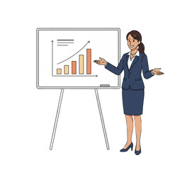 Business Woman Presentation 