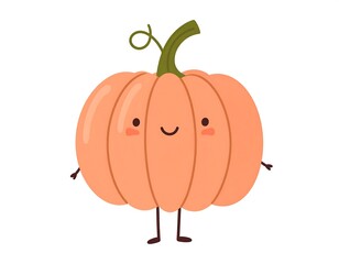 Cute Pumpkin Drawing.