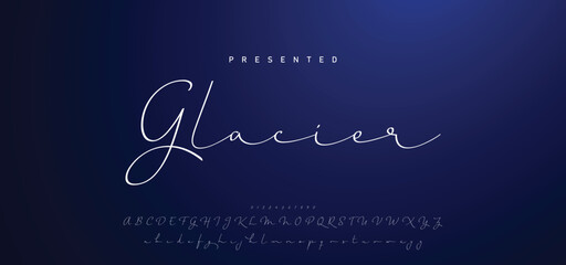 Hand drawn calligraphic vector font. Distress grunge texture. Modern script calligraphy type. ABC typography latin alphabet. © Mark