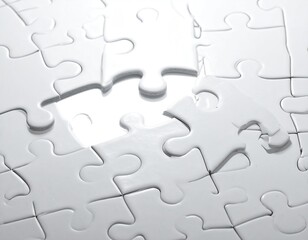 Fototapeta premium Missing jigsaw puzzle piece