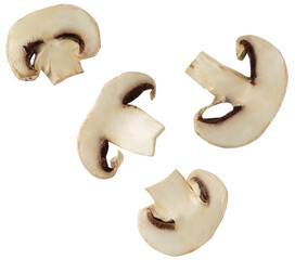 Slices of mushroom mushrooms. champignon
