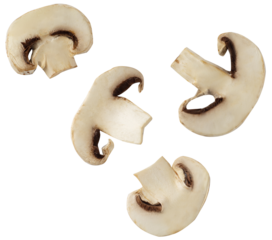 Slices of mushroom mushrooms. champignon