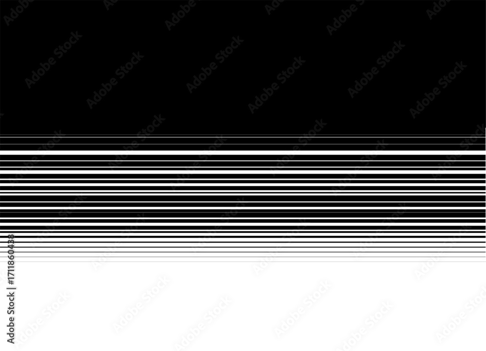 Aufkleber vector transition from black to white. striped vector background from straight lines of different th