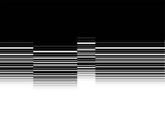 Vector transition from black to white. Striped vector background from straight lined lines. Separation of design for covers, advertising, packaging. Modern horizontal pattern