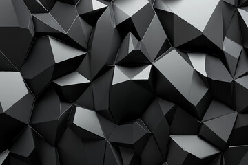 Fototapeta premium 3d render surface in dark colors abstract background ai generative montage