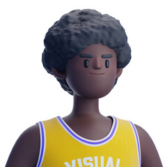 Man Avatar 3D Illustration