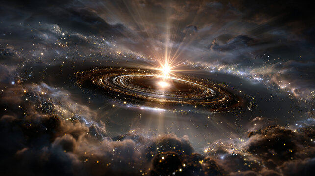 The Majestic Birth of a Star at the Heart of a Swirling Protoplanetary Disk